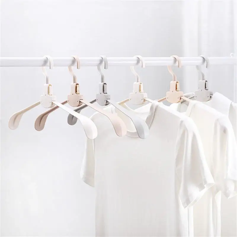 1~10PCS Multi-function Hanger Travel Necessities One Second Clothes. No Trace Simple Household Home Supplies Portable Hanger 3