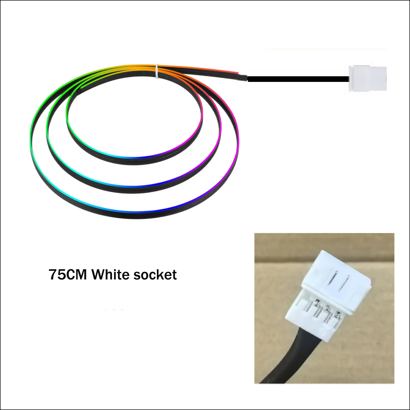 ตัวเลือกสินค้า LED Strip ตกแต่งบ้าน 110-140 ซม. ไฟ RGB สีสันสดใส