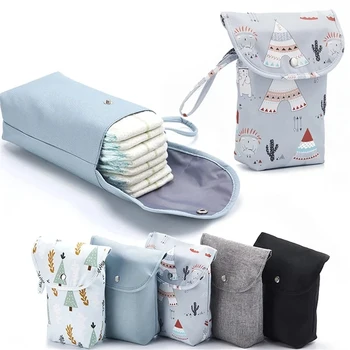Borsa per pannolini per bambini borsa per pannolini portatile da viaggio all'aperto Mini borsa per pannolini passeggino riutilizzabile per mummia borsa per pannolini per bambini Essentials