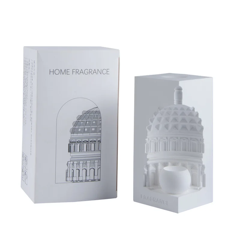 Nordic Roman Architectural Aroma Diffuser Stone with 10ml Essential Oil,High-end Scented Ornament, Aroma Diffuser Stone.