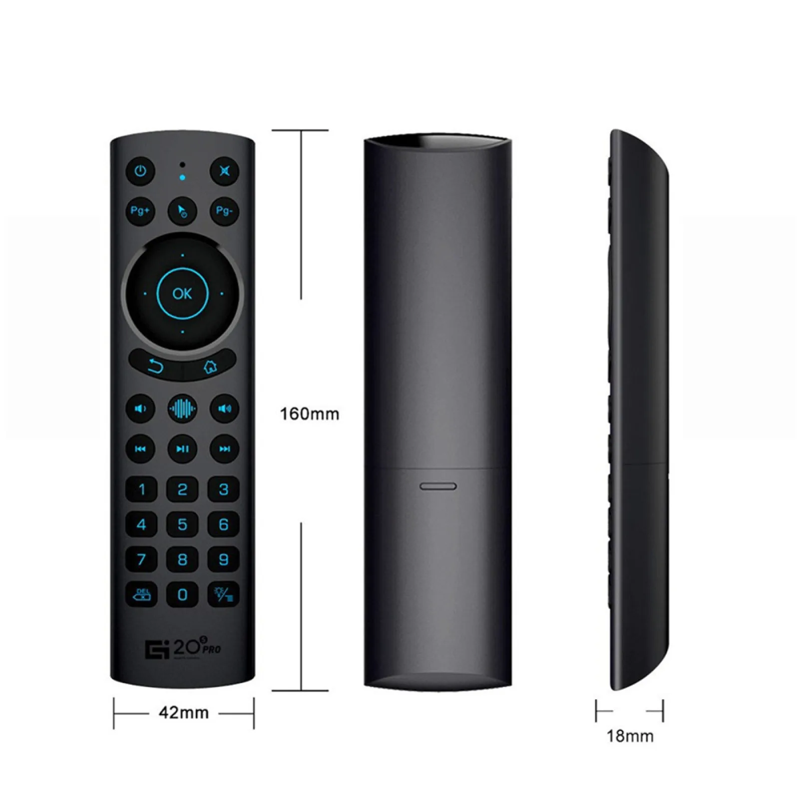 

Пульт дистанционного управления с гироскопом и голосовым управлением для G20S PRO BT 2,4G