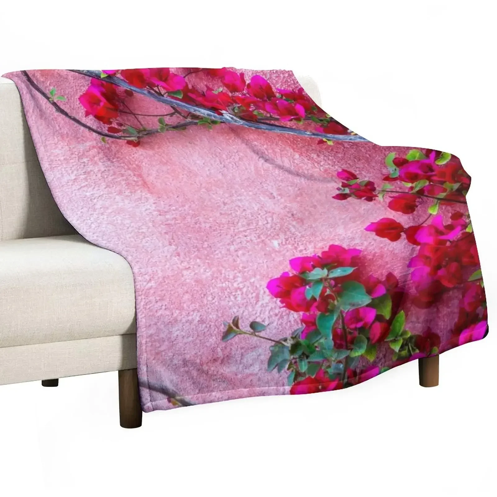 

Bougainvillea Flower Throw Blanket Fashion Sofas Heavy Sofa Blankets