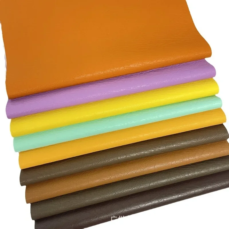 New Coarse Tree Pattern PU Leather Clothing 0.9 No Washable Fabric Jacket Skirt Package Decoration Children's Wear Artificial Le