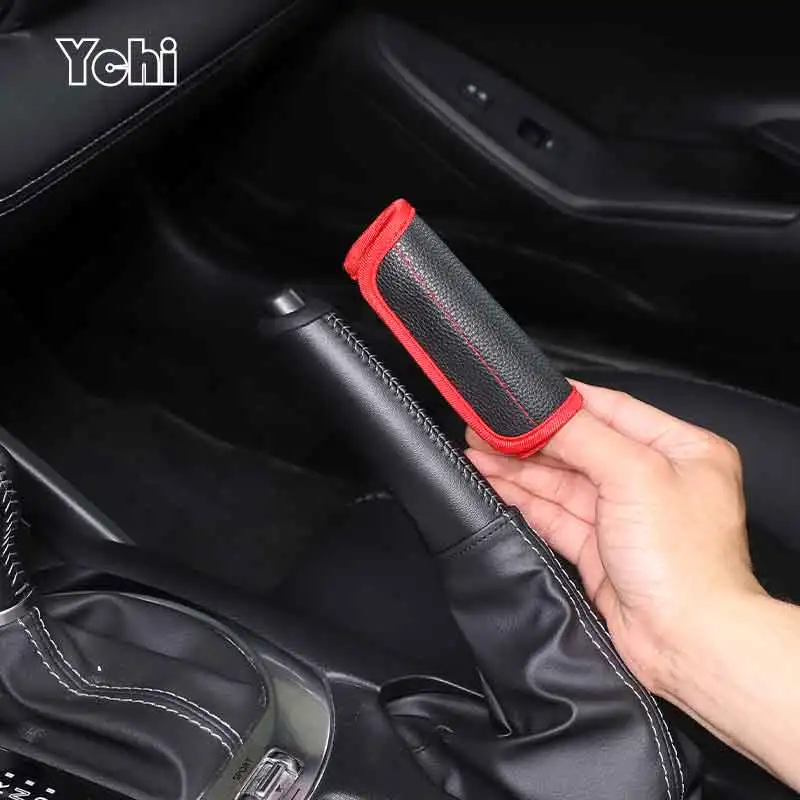 

Hand Brake Set Car Handbrake Sleeve Cover Anti-Skid Auto Parking Brake For Mazda MX-5 MX5 2016-2023 Car Accessories