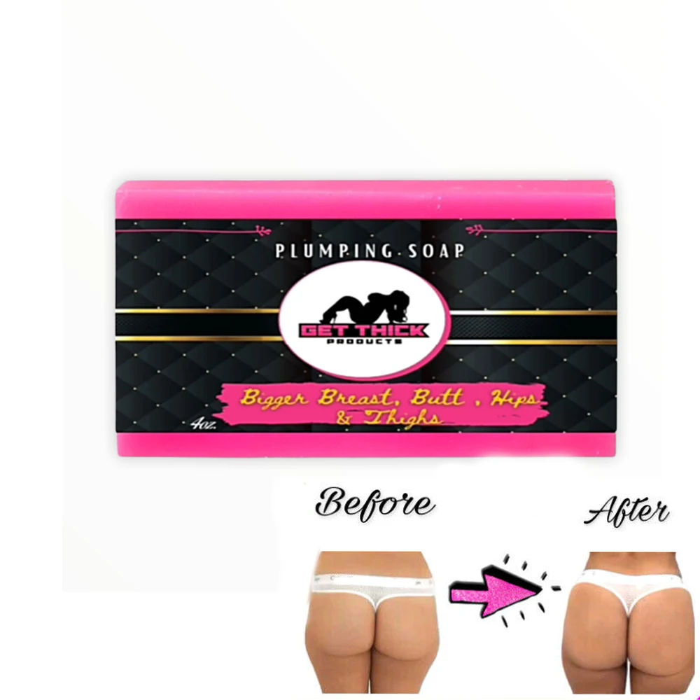 

1X Get Thick Quick Plumping Booty Soap Breast, Thighs, Butt, Hips growth Enhance Body Smooth Elastic Skin For Male Female T-Girl