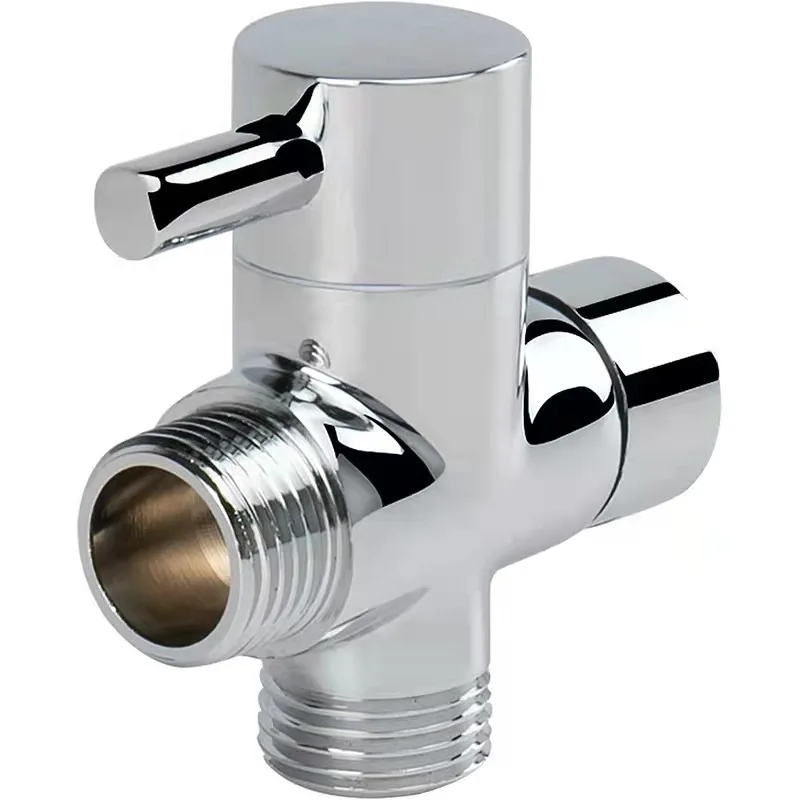 Toilet Corner Valve Water Distributor Spray Gun Shower Valve 7/8 1/2 Three-way 3/8 One in Two Out Water Distributor toilet spray gun shower diverter valve