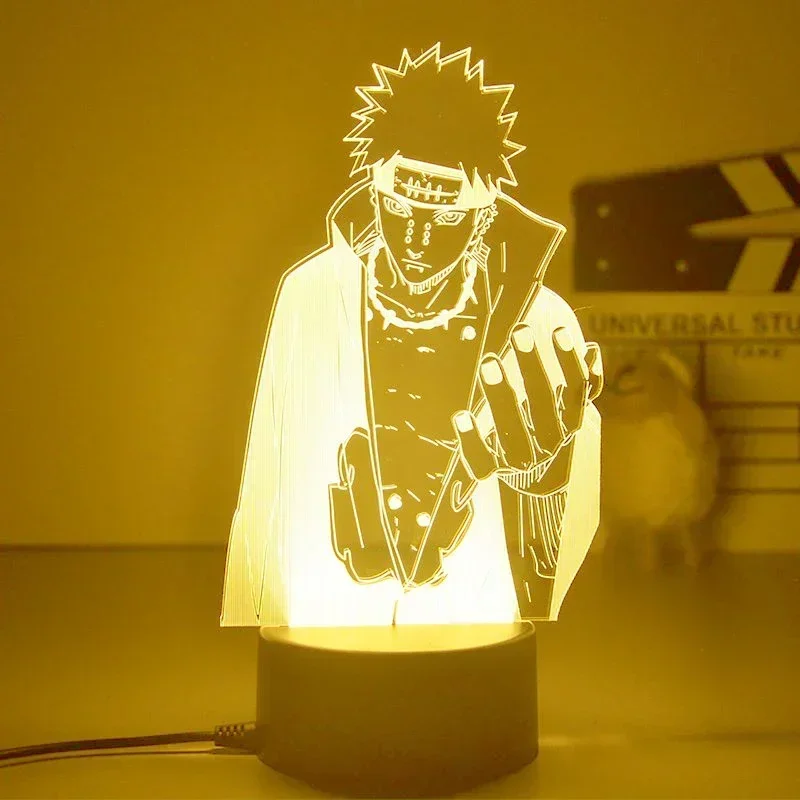 3D LED Night Light - Anime Naruto Characters Action Figure Collection