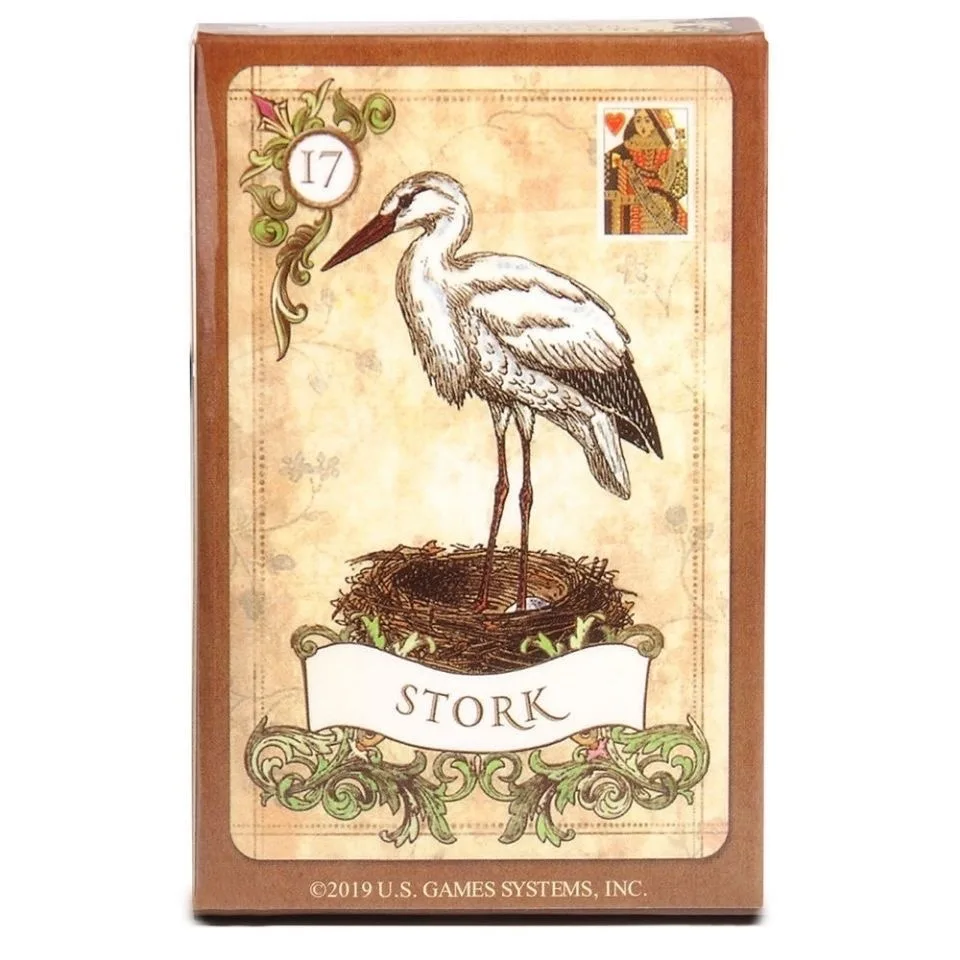 올드 스타일 Lenormand 운세 카드 영어 버전 A 38 오라클 데크 운세 운명 Borad 게임 카드 놀이