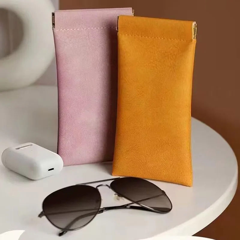 Portable Glasses Bag Fashion Women's Protection Storage Bag Male Eyewear Orgnizer Box