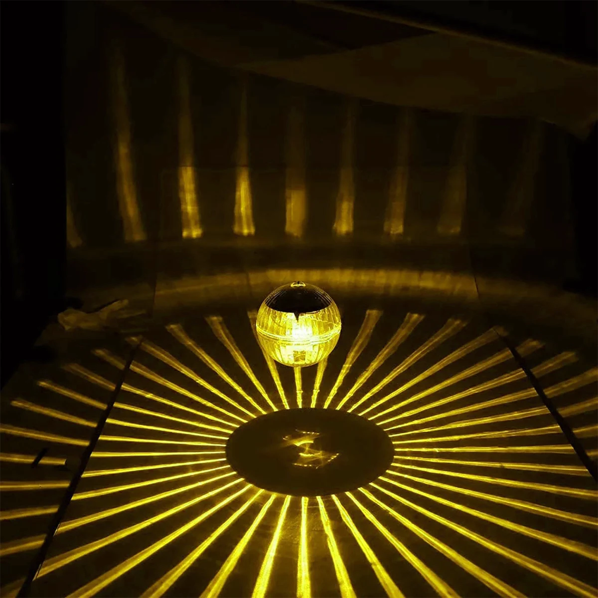 2Pcs Solar Floating Pool Lights LED Night Light Swimming Pool Light Underwater Glow Ball Lamp Waterproof Garden Solar Lighting