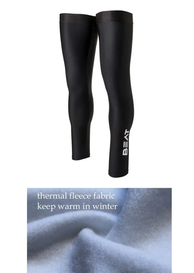 

WINTER FLEECE THERMAL 2023 BEAT CYCLING CLUB TEAM CYCLING JERSEY LEG WARMERS SUN UV PROTECTION LEGWARMER ONE PAIR SZIE XS-4XL