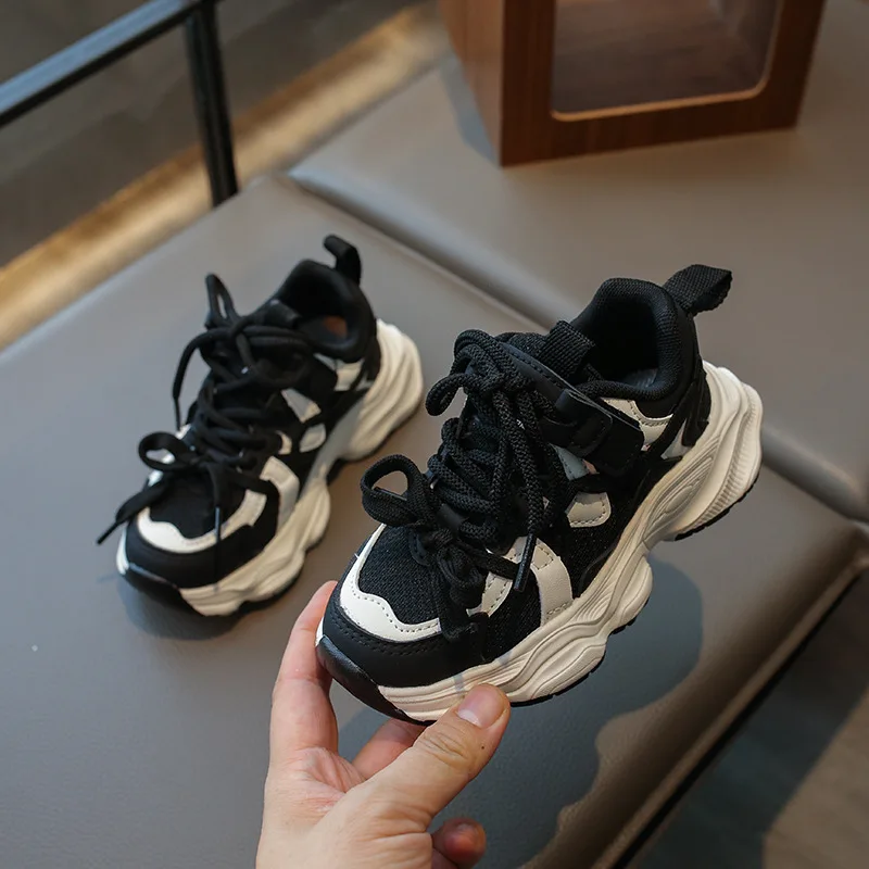Children's Sneakers Spring Autumn Fashion Sports Shoes for Toddlers Breathable Non-slip Kids Running Causal Shoes for Boys Girls 4