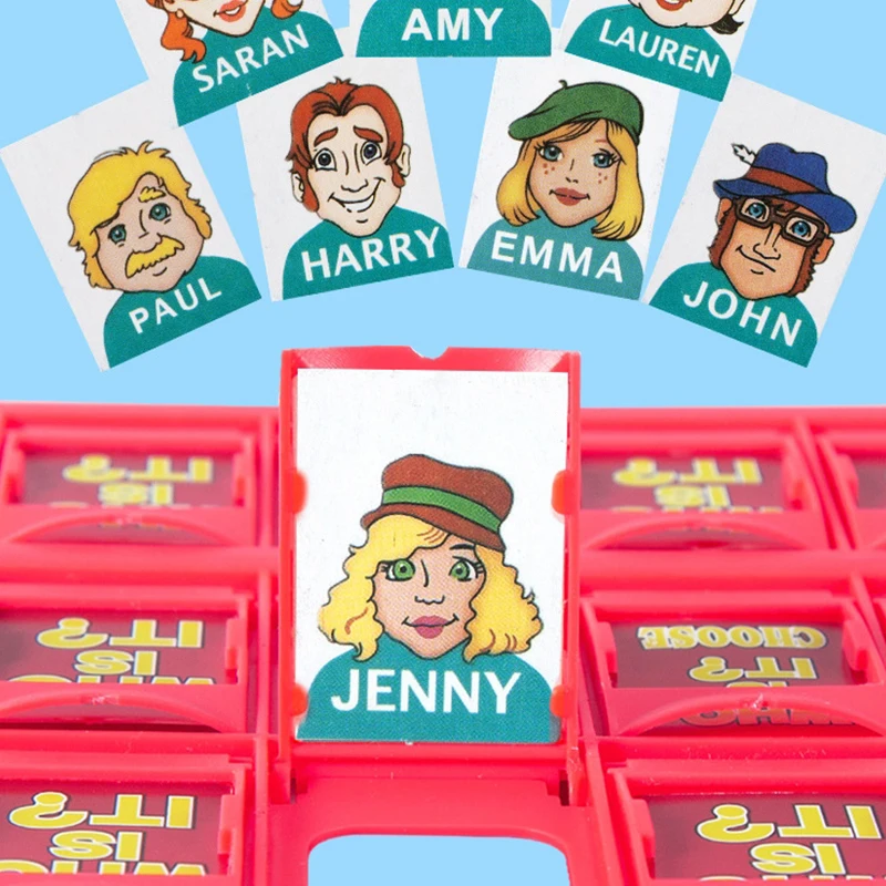 Logical Reasoning Puzzle Toy Guess Who I Am Board Game Toy Game Parent-child Friend Interaction Game 5