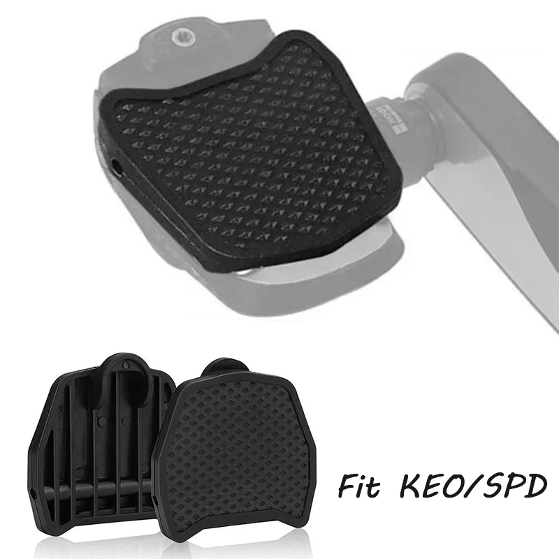 시마노 SPD-SL 로드 시스템용 클립리스 페달 어댑터, KEO 자전거 플랫 페달 컨버터, 자동 잠금 플레이트 어댑터 