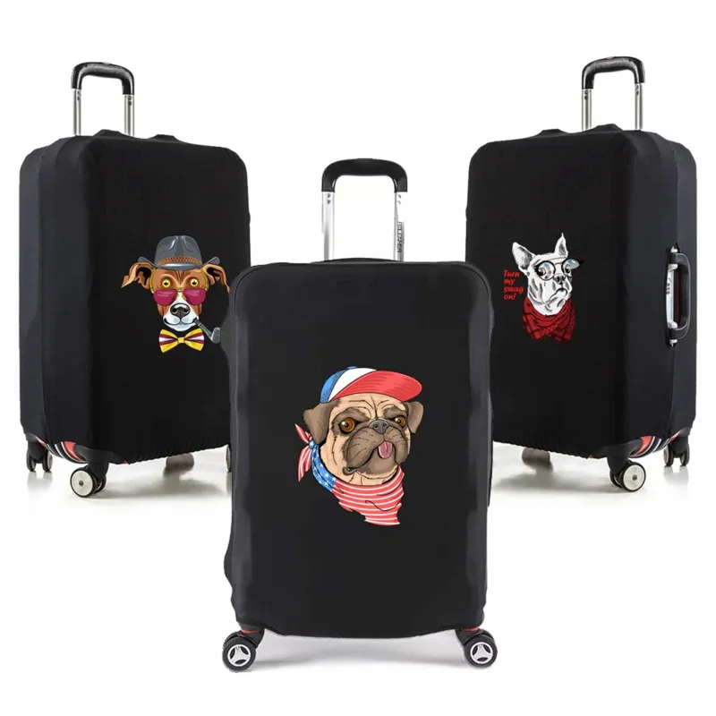 

Dog Pattern Printed Design Luggage Protective Cover Travel Suitcase Cover Elastic Dust Cases for 18-32 Inch Travel Accessories