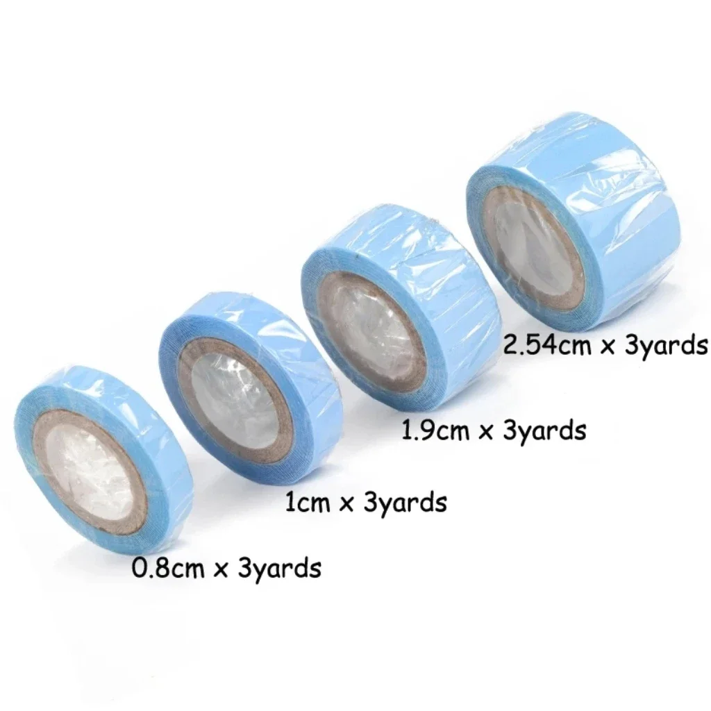 Hair Extension Tape Double Sided Tape Hair Tape Wig Glue Hair Bonding Glue Lace Wig Glue Hair System Tape Double Side Ultra Hold For Lace Closure 0.8Cm 3Yards/Roll Lace Front Wig Glue