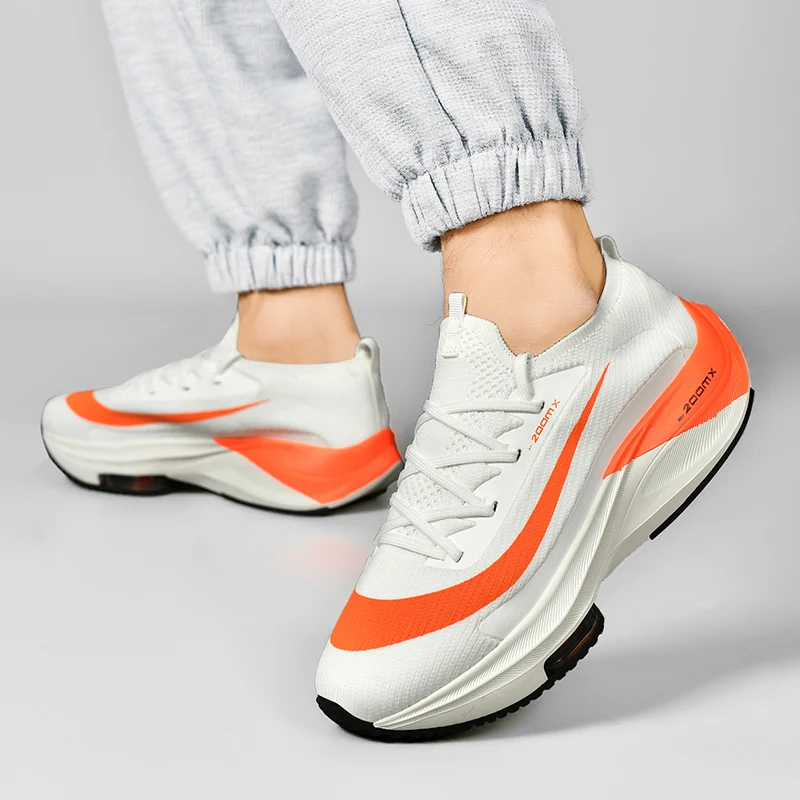 Description Picture 5 of itemMen Sports Marathon Air Cushion Running Shoes Breathable Lightweight Women Massage Athletic Nonskid  Casual Outdoor Sneakers