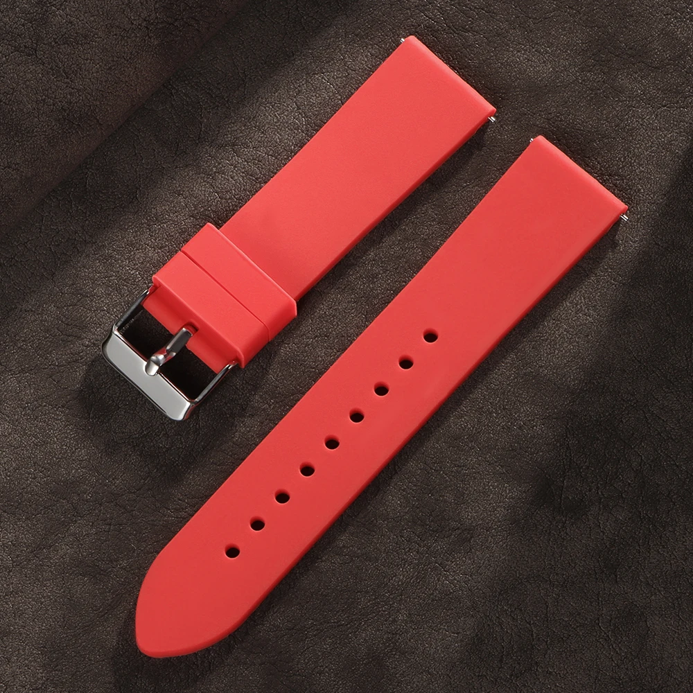Universal Silicone Quick Release Watchband Bracelet – Flexible & Durable Wristband