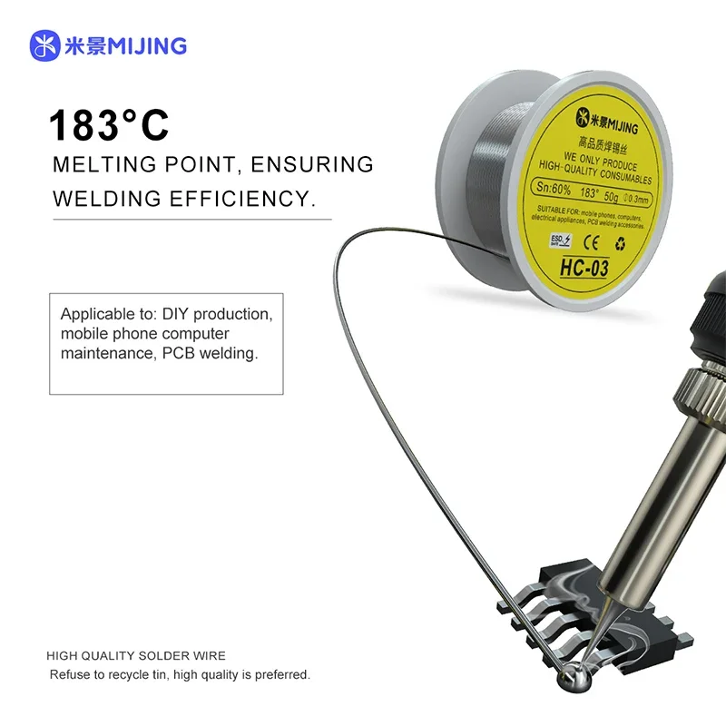 Mijing HC-03 HC-05 HC-08 Multi-function Solder Wire for Repairing Welding Tools
