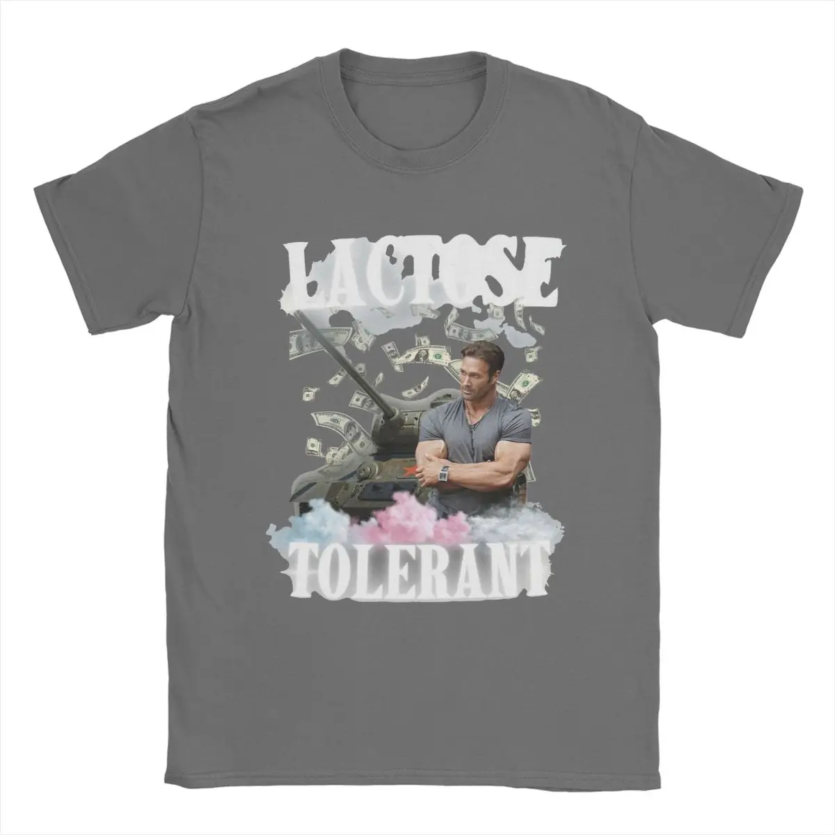 

Лактотостойкая смешная Мужская футболка с молочным мемом Забавные футболки с коротким рукавом с круглым вырезом футболки из чистого хлопка