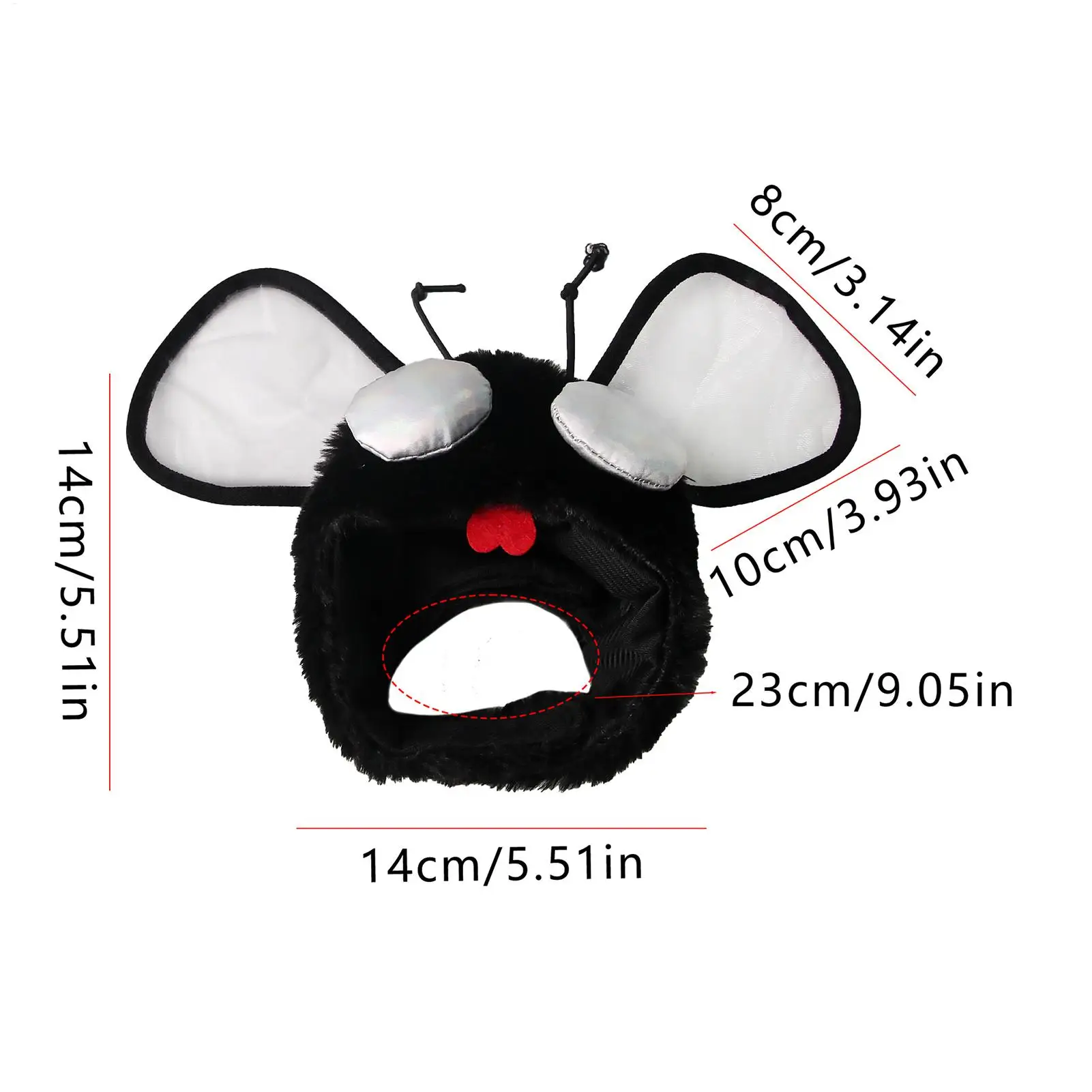 Pet Hat Cute Dress Up Headwear Pet Costume Hats For Cosplay Festival Winter Birthday Halloween New Years Puppy Kitten