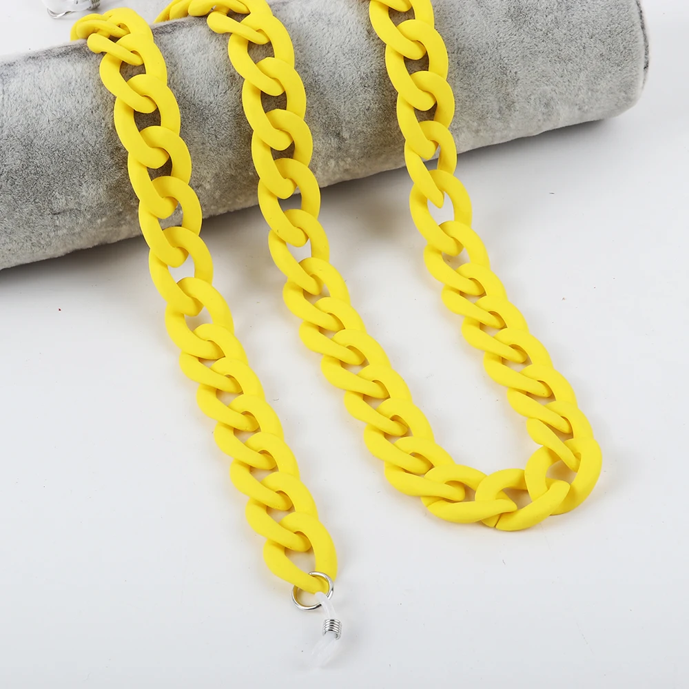 Cozylkx Catena Per Occhiali in Acrilico 70cm Occhiali Da Vista Catena Per Occhiali Cordino Per Occhiali Da Sole Antiscivolo Cinturino Per Collo Per Donna Uomo
