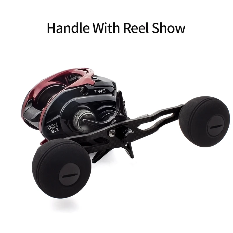 Kawa 1pc Fishing Reel Handke Knob EVA Materail 35mm Weight 13g/pc Include 2pcs Bearings Washers Reel Accessory For Handle DIY