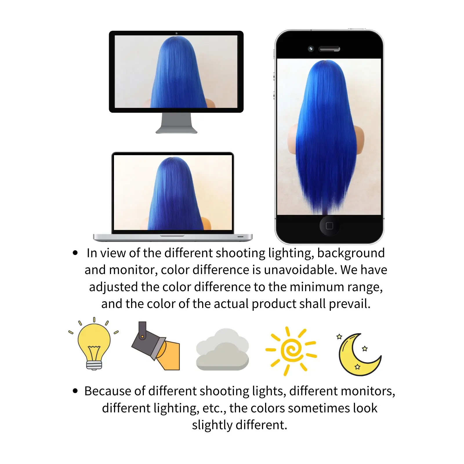 Dark Blue Straight 13x4 Lace Front Wig Long Straight Blue Lace Front Synthetic Wigs Pre-Plucked Natural Hairline Wig (24Inch)