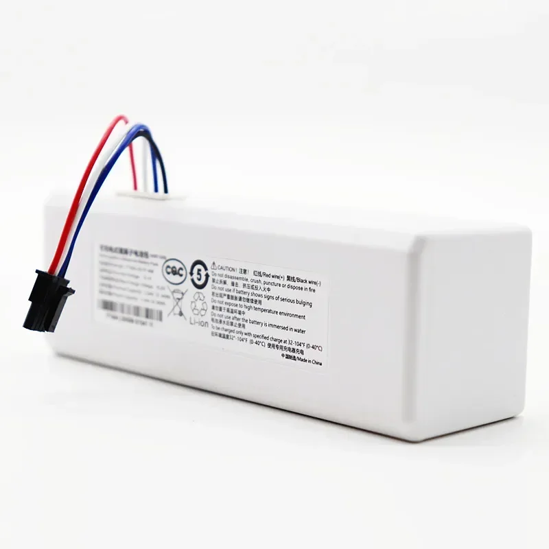 Original STYTJ01ZHM Battery P1904-4S1P-MM For Xiaomi Mijia 1C Robot Vacuum Mop Cleaner Accessories 14.4V 2600mAh 18650 Battery vacuum cleaner battery