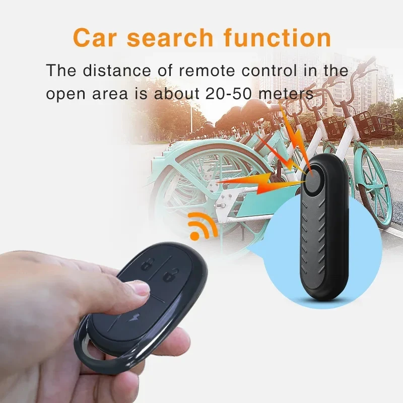 Waterproof Adjust Sensitivity 110dB Bicycle Alarm Wireless RF433MHz with Remote Controller Anti-Theft Motorcycle Alarm System