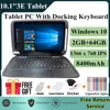 2 IN 1Tablet PC 10.1 INCH 3E Windows 10 2GBDDR+64GB ROM With Docking Keyboard 1366*768 IPS Screen Dual Camera 1