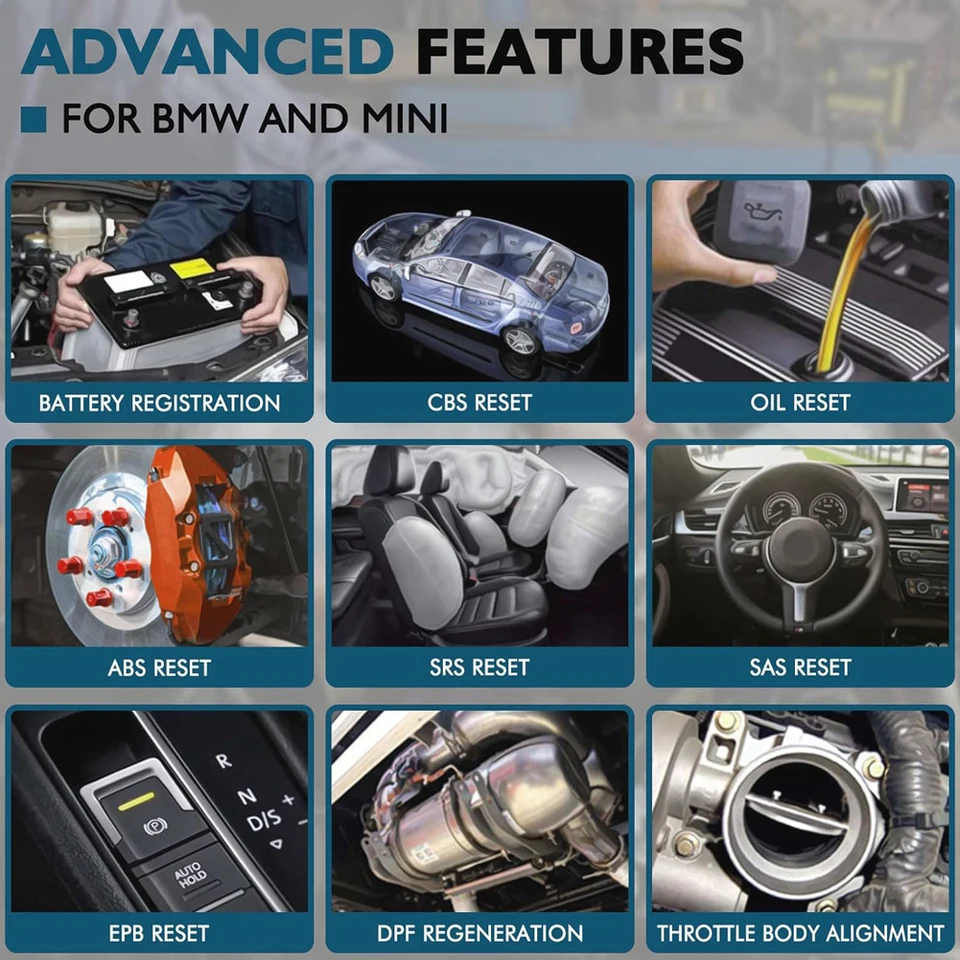 Creator C410 Scanner Code Reader for BMW ,Mini Cooper, OBD2