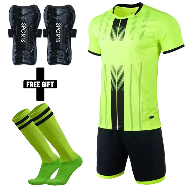 22/23 Custom Football Jersey Tracksuit for Men Kids Soccer Sports Uniforms Kids Play Ball Sportswear Children's football suit