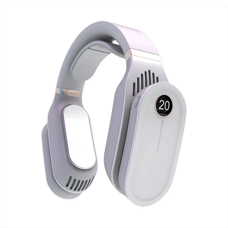 

New Cooling Neck Fan USB Charging Cooler Mini Portable Air Conditioner Bladeless Fan Wireless Heating And Cooling Instrument