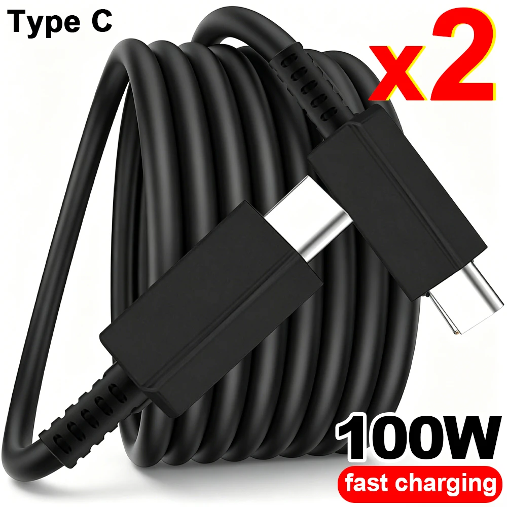 100W Fast Charging Type-C to Type-C Data Cable