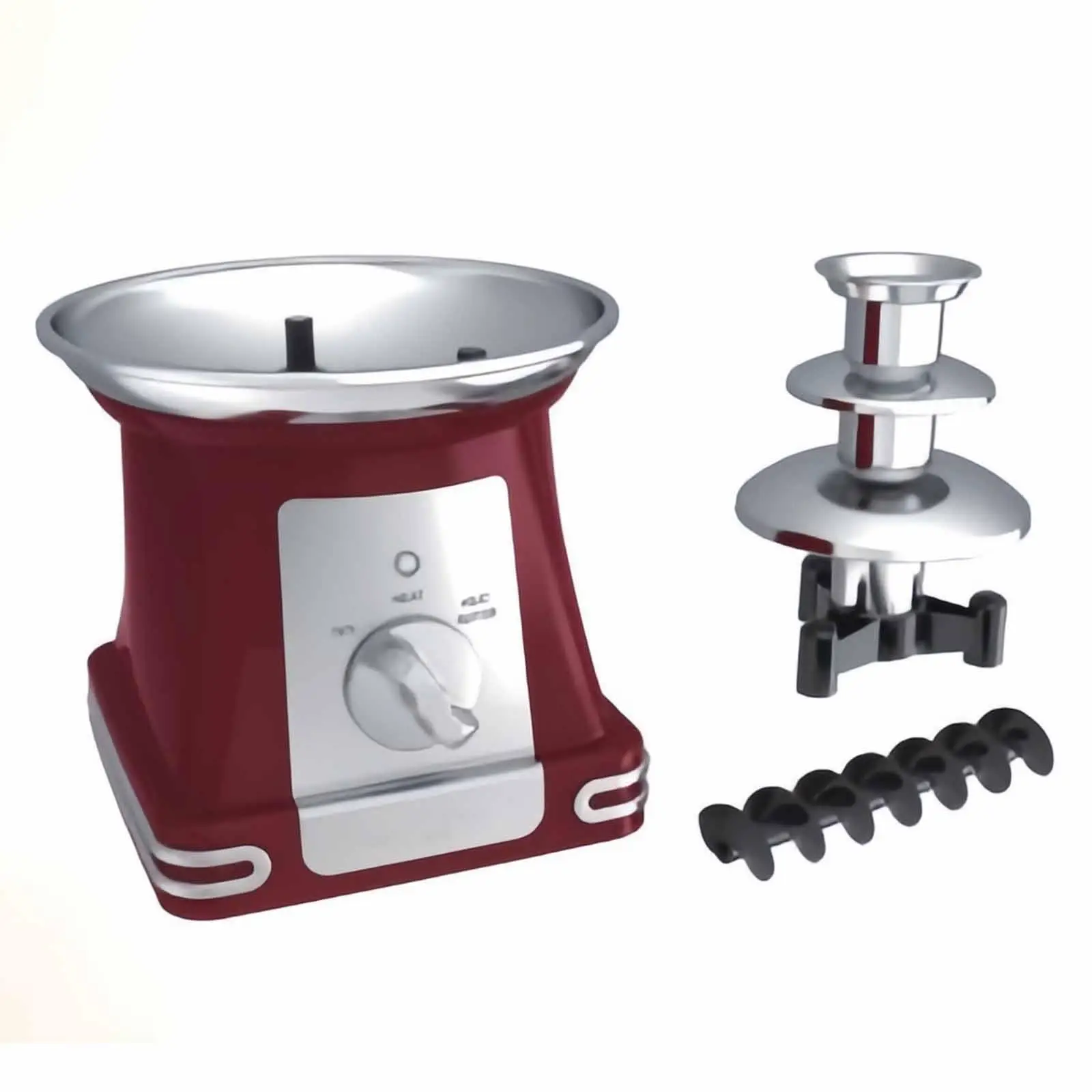 3 Tier Electric Chocolate Fondue,Melts Cheese Candy 9 inch Tall Fountain Machine for Parties,Birthdays,Parties and Events