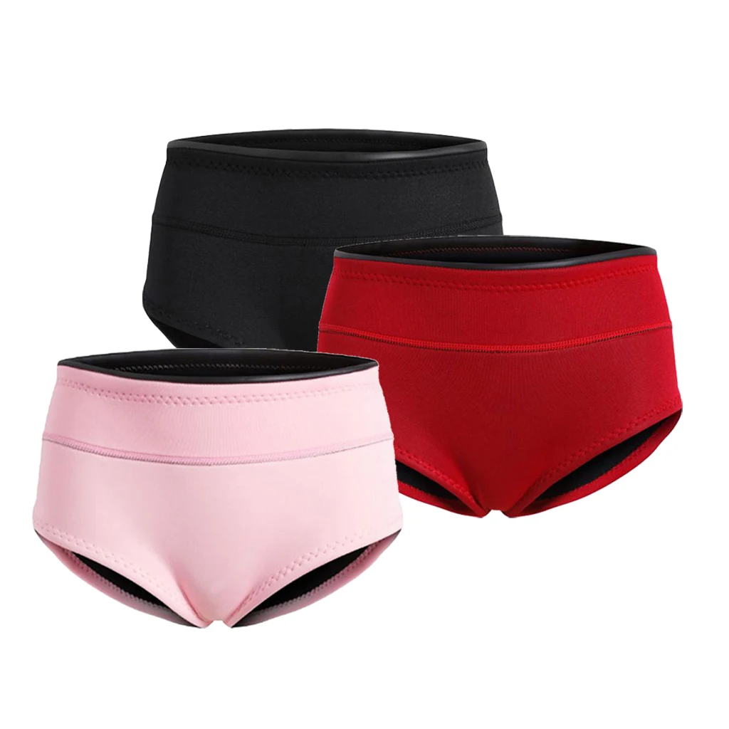 1.5mm Neoprene Super Stretch Diving Snorkel Brief Underwear Shorts Women Wetsuit Boyshort Bottoms Diving Swimmin Snorkeling
