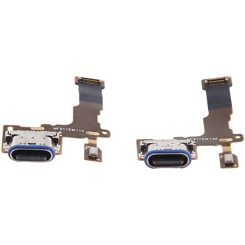 2 Pcs Charging Dock Port Connector Flex Cable For Stylo 4 Q710 Q710MS Q710CS L713DL Replacement
