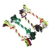 Dog Toy Carrot Knot Rope Ball Cotton Rope Dumbbell Puppy Cleaning Teeth Chew Toy Durable Braided Bite Resistant Pet Supplies 3