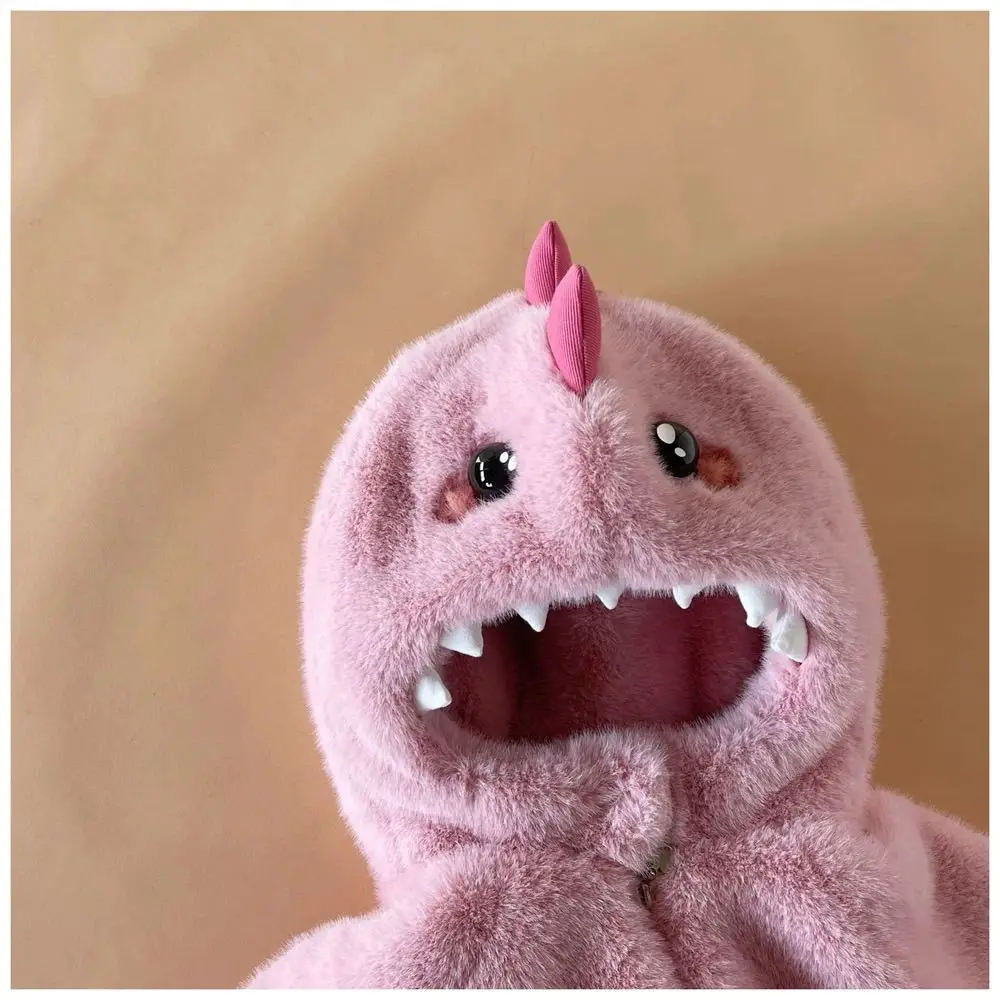 겨울 따뜻한 재킷 면 귀여운 소녀 인조 모피 재킷 플러스 벨벳 두꺼운 어린이 후드 외투 어린이 스노우 코트