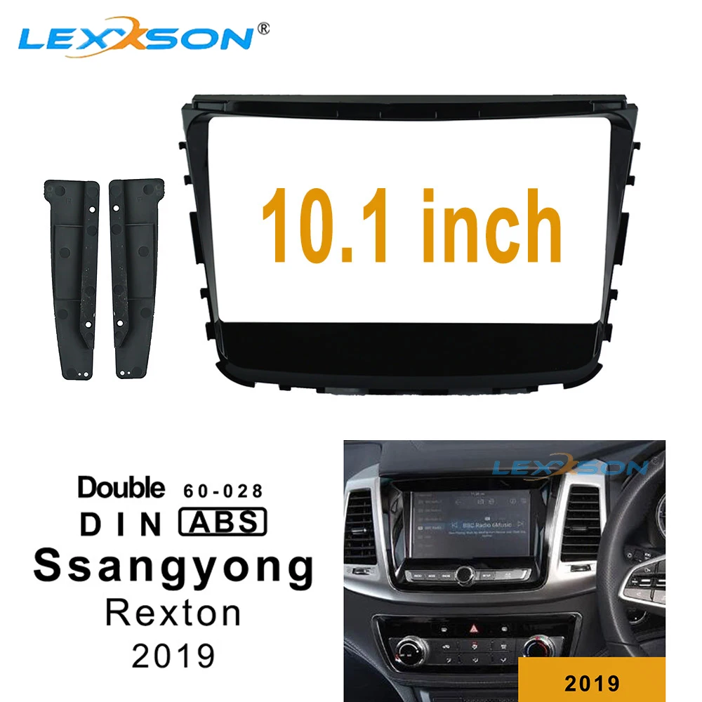 

Автомобильная панель для приборной панели Ssangyong Rexton 10,1, 2019 дюйма, 2 Din