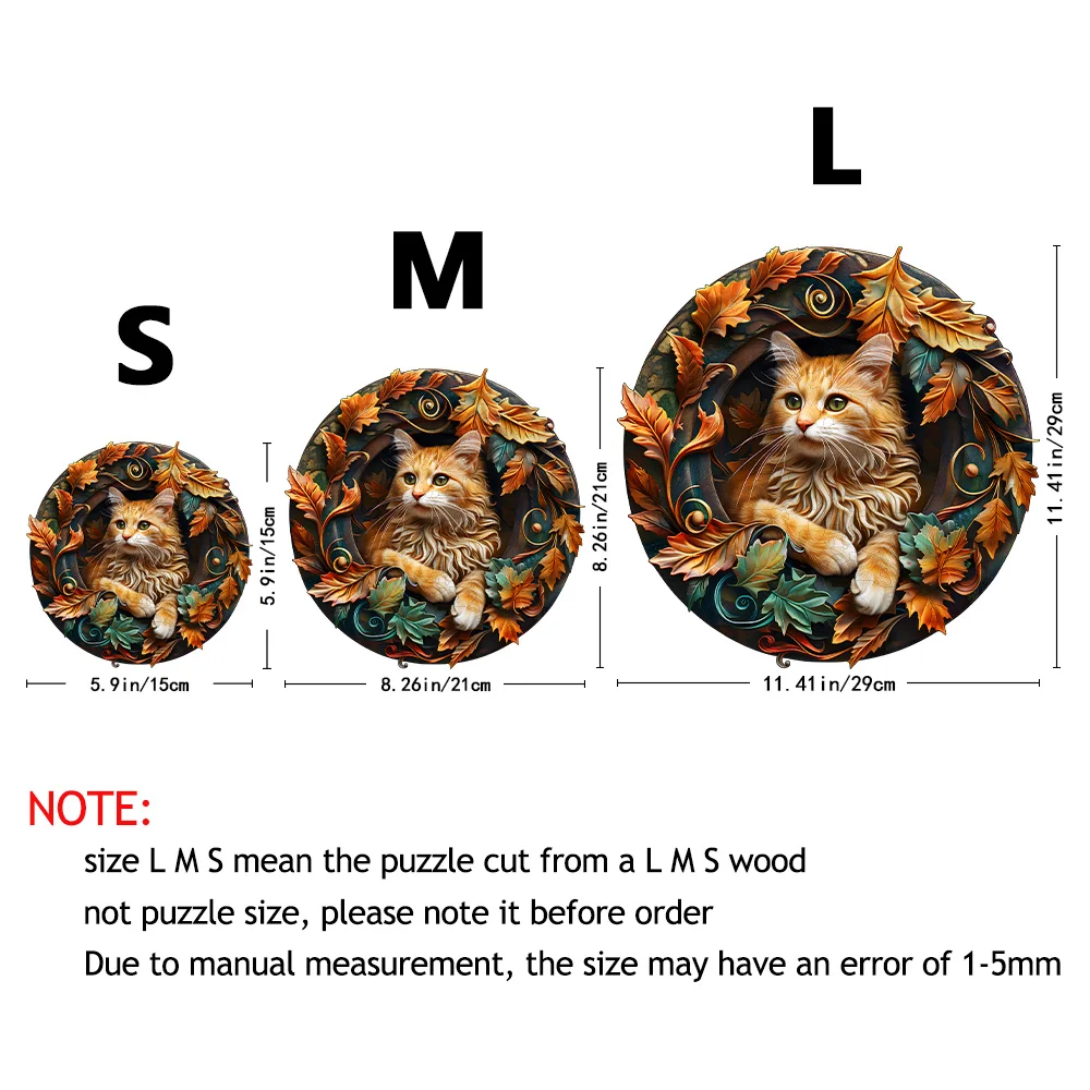 Wooden jigsaw puzzles jigsaw puzzles wooden puzzle toys educational puzzles a unique adult stress relief gift irregular animal shaped wooden puzzle decorative art painting tabletop game magic puzzle