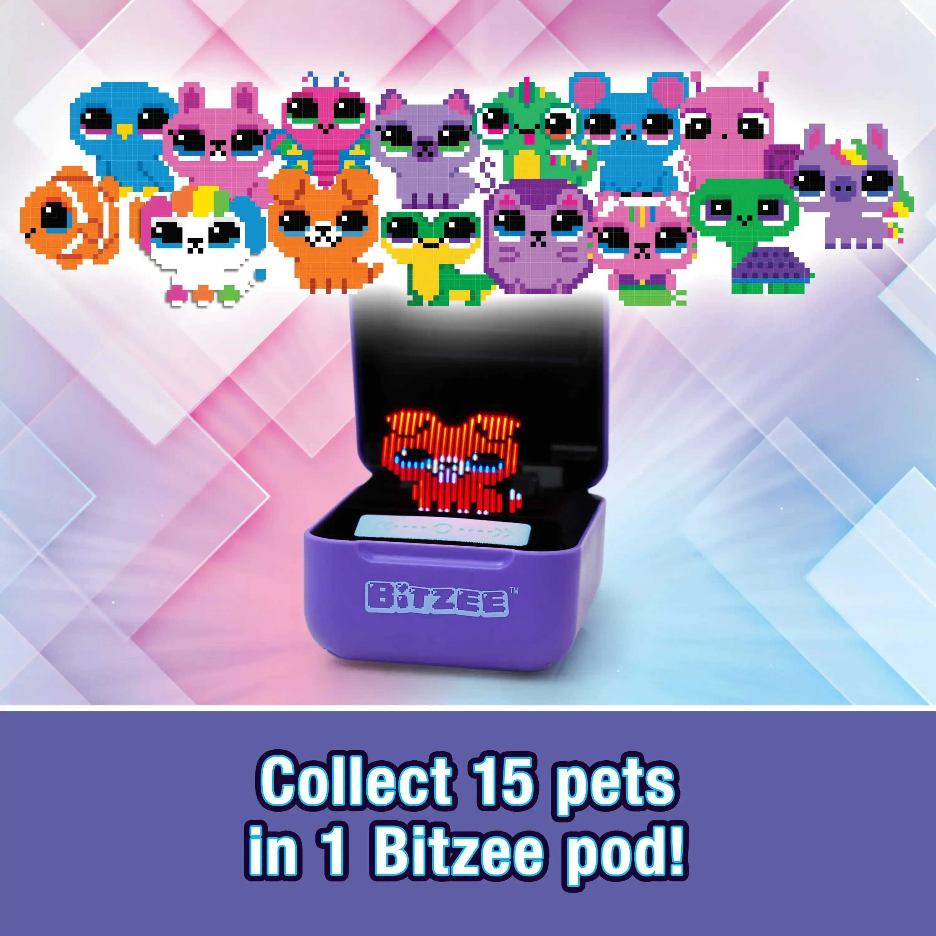 New Bitzee Interactive Digital Pet Toy Spinmaster Electronic Digital Pet Virtual Game Intelligent Tamagotchi Children's Toy
