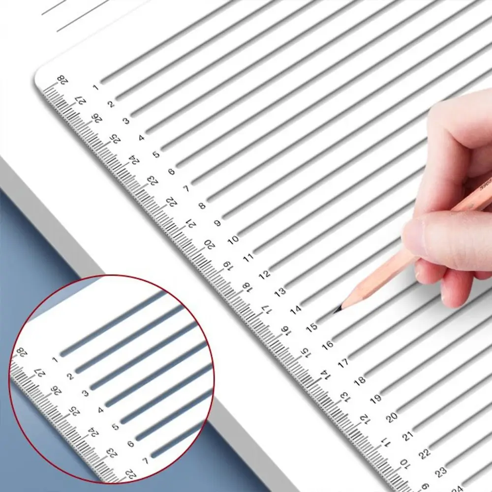 

Stationery Homework Examination Lines Markings Ruler Straight Line Stencil Ruler Calligraphy Template Writing Stencil Ruler