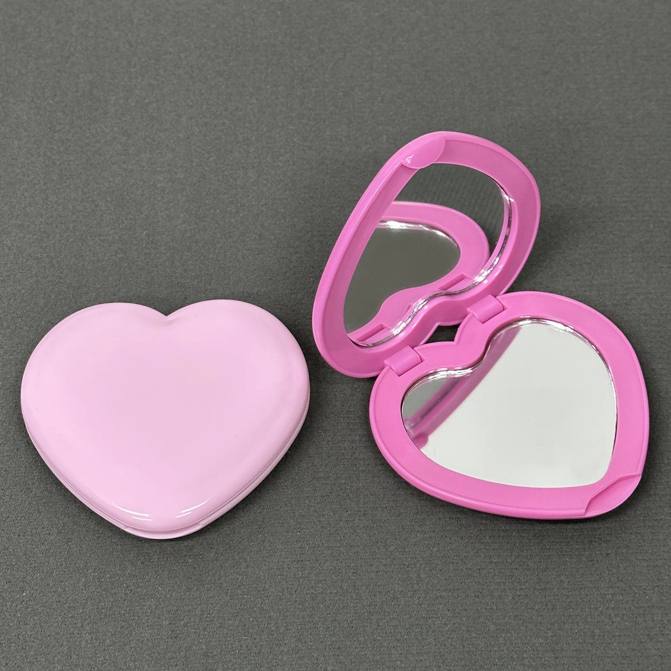 Heart Mirror Double Sided Heart Makeup Mirror Folding Compact makeup mirror