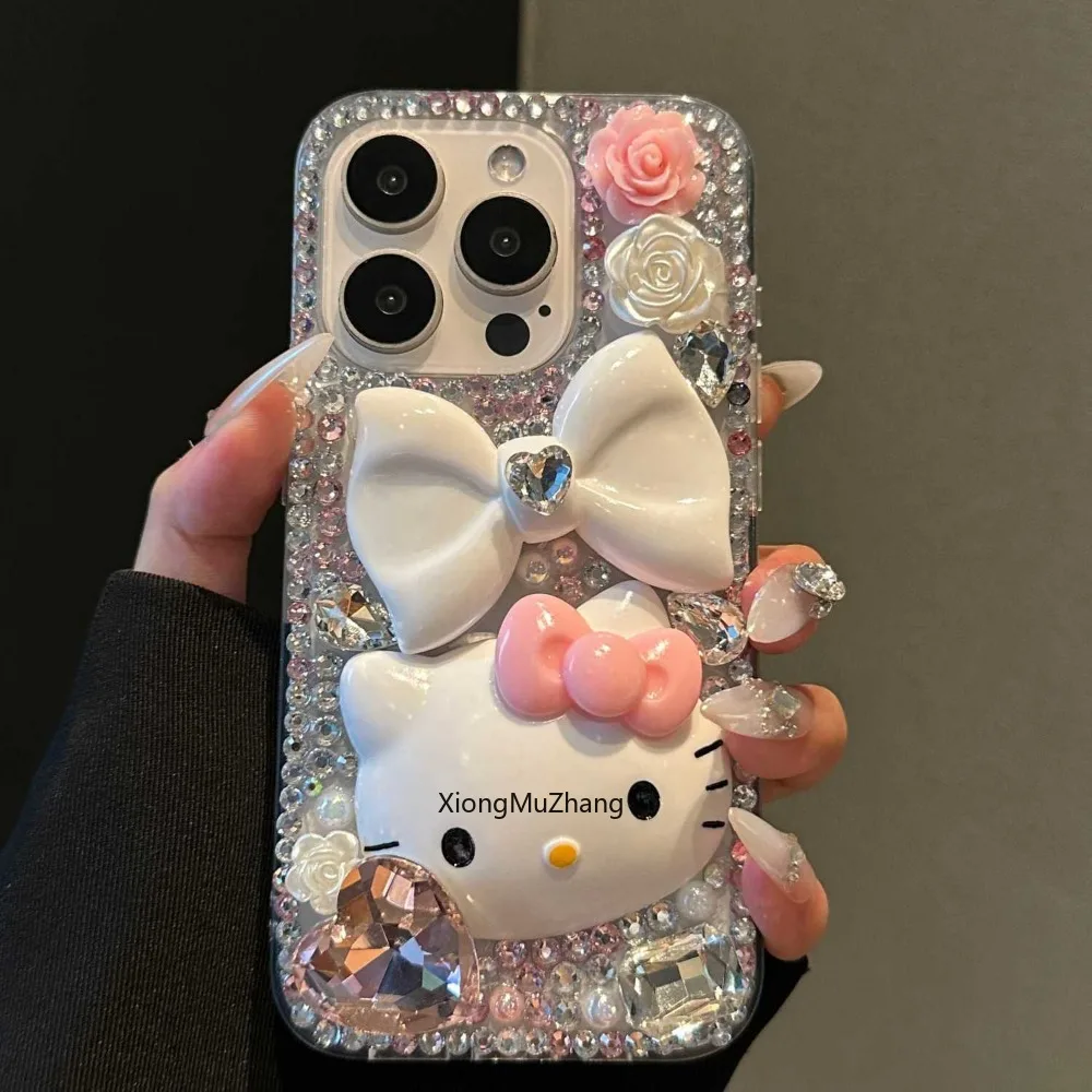 Für Nothing Phone 3 3A Pro Luxus-Diamanthülle für Nothing Phone 2 1 2A Nothing CMF Phone1 2 Pro Strass-Glitzer-Bling-Abdeckung