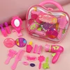 Beauty Salon Set Toy Interactive Pretend Play Hair Salon Playset Fashion Role Play Kit Carry Case For Kids Toys Gifts For Girls 1