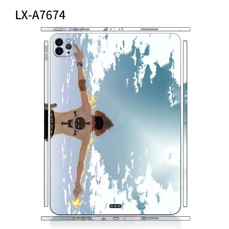 For iPad Pro 2020 12.9 11 Case 3M Back Film Covers Lightning Decal Skin Protector Sticker For iPad mini6