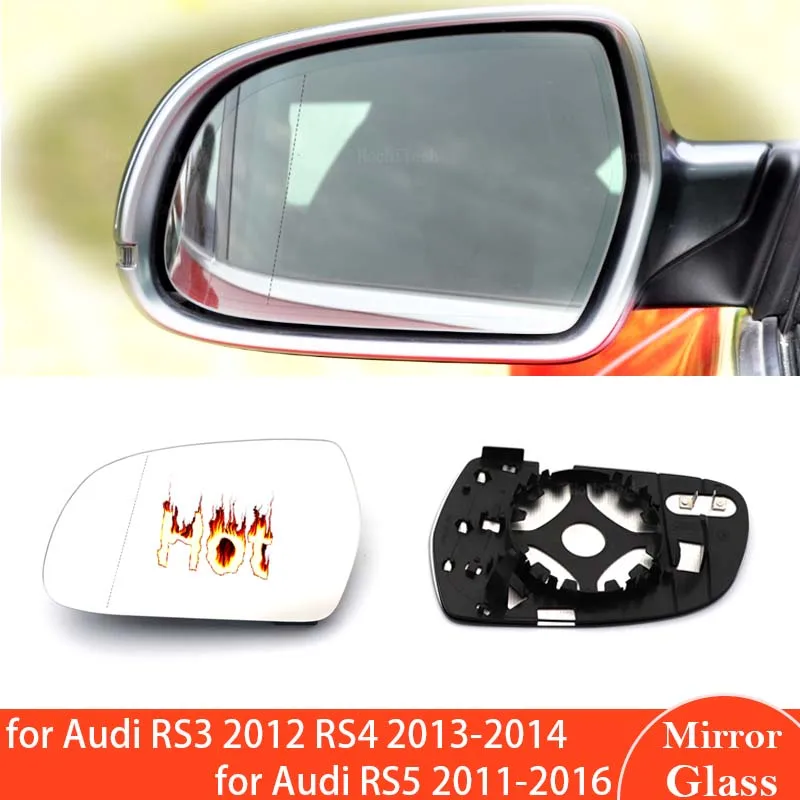 

Replacement Aspherical Rear View Mirror Glass Wide Angle Heating for Audi RS3 2012 RS4 RS5 A4 S4 A5 S5 Side Wing Car Accessories