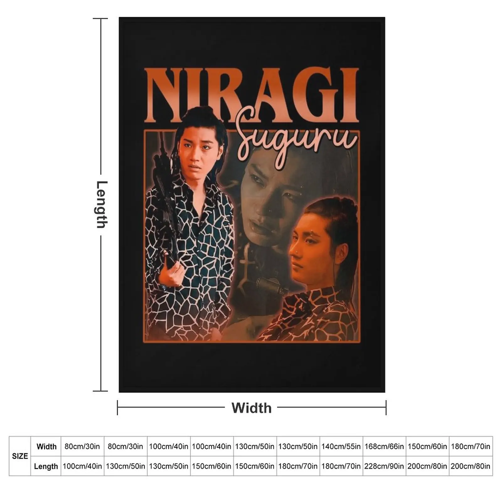 Niragi Alice In Borderland Throw Blanket valentine gift ideas Flannels Blankets 2